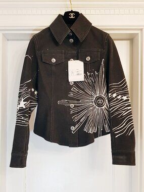 CHANEL 22C 2022 Cruise Denim Jacket, FR 34 (fits 34-38)